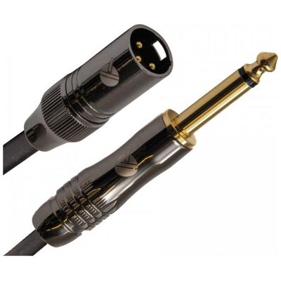 Quik Lok ITST/MJM-3 Kabel: Cannon-XLR-Stecker / 6,3-mm-TS-Mono-Klinkenstecker, 3 m, Audiokabel Quik Lok ITST/MJM-3 Kabel: Cannon-XLR-Stecker / 6,3-mm-TS-Mono-Klinkenstecker, 3 m, Audiokabel