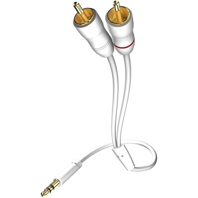 Inakustik STAR Stereo-Klinke - 2x RCA (0.50 m, AUX Kabel, Cinch Kabel), Audiokabel Inakustik STAR Stereo-Klinke - 2x RCA (0.50 m, AUX Kabel, Cinch Kabel), Audiokabel