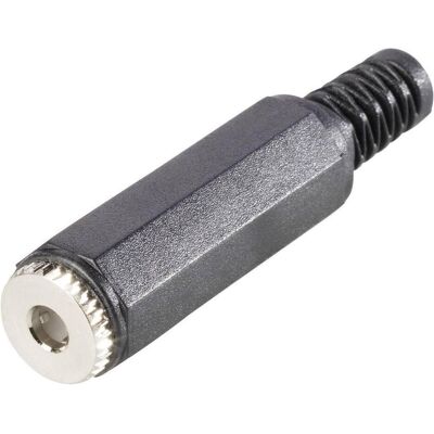 BKL Electronic 1108017 Klinken-Steckverbinder 3.5 mm Buchse, gerade Polzahl (num, Audio Stecker, Schwarz BKL Electronic 1108017 Klinken-Steckverbinder 3.5 mm Buchse, gerade Polzahl (num, Audio Stecker, Schwarz
