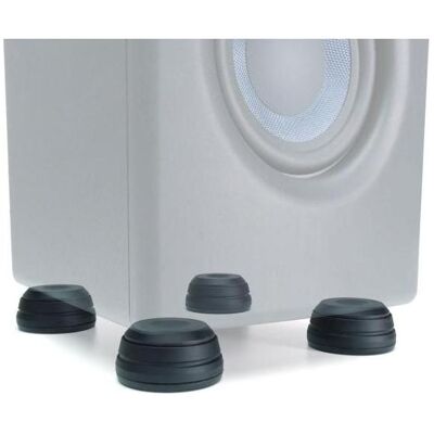 keepdrum - SSA300 - 40x18 mm - Metall Gummi - Lautsprecherfüße keepdrum - SSA300 - 40x18 mm - Metall Gummi - Lautsprecherfüße