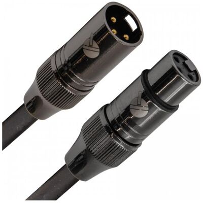 Quik Lok ITST/MF-2 Kabel: Cannon-XLR-Stecker / Cannon-XLR-Buchse, 2 m, Audiokabel Quik Lok ITST/MF-2 Kabel: Cannon-XLR-Stecker / Cannon-XLR-Buchse, 2 m, Audiokabel