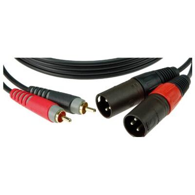 Klotz Kabel AT-CM0300 3m Gold RCA zu XLR Männlich Audio Kabel Klotz Kabel AT-CM0300 3m Gold RCA zu XLR Männlich Audio Kabel