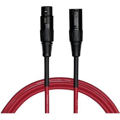 Cascha Mikrofonkabel – XLR – Rot – 3 m – Standard-Leitung (3 m, XLR Kabel), Audiokabel Cascha Mikrofonkabel – XLR – Rot – 3 m – Standard-Leitung (3 m, XLR Kabel), Audiokabel