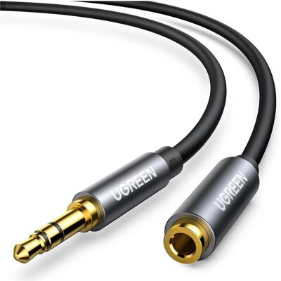 Ugreen 3.5mm Klinke – 3.5mm Buchse (1 m, AUX Kabel), Audiokabel Ugreen 3.5mm Klinke – 3.5mm Buchse (1 m, AUX Kabel), Audiokabel