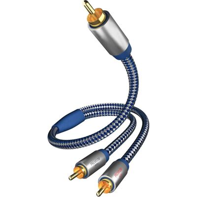 Inakustik Premium Y-Subwoofer-Kabel (3 m, Cinch Kabel), Audiokabel Inakustik Premium Y-Subwoofer-Kabel (3 m, Cinch Kabel), Audiokabel