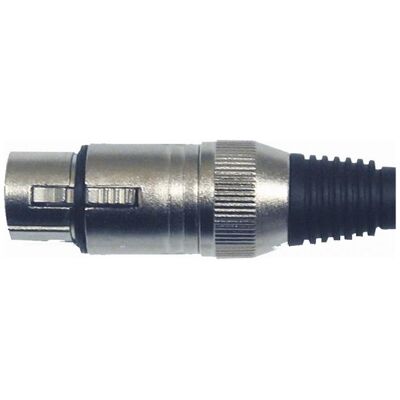 Quik Lok NC/354-K 3-polige Cannon-XLR-Buchse aus Metall, Audio Stecker Quik Lok NC/354-K 3-polige Cannon-XLR-Buchse aus Metall, Audio Stecker