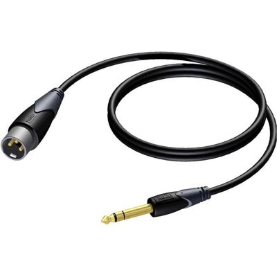 Procab Kabel Klinke 6,3 mm - XLR 1,5 m schwarz (CLA724 (1.50 m, XLR Kabel), Audiokabel Procab Kabel Klinke 6,3 mm - XLR 1,5 m schwarz (CLA724 (1.50 m, XLR Kabel), Audiokabel