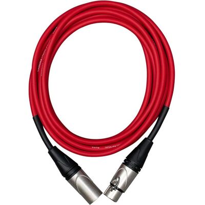 Cascha Advanced Line Mikrofonkabel – Rot – 3 m – XLR auf XLR (3 m, XLR Kabel), Audiokabel Cascha Advanced Line Mikrofonkabel – Rot – 3 m – XLR auf XLR (3 m, XLR Kabel), Audiokabel