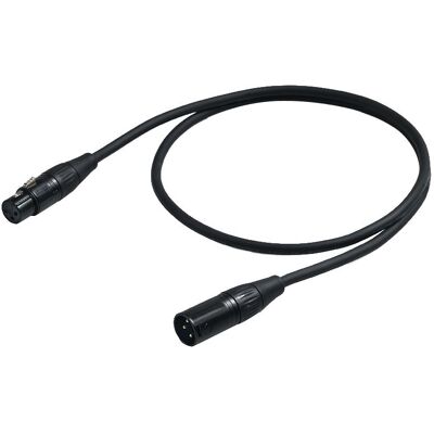 Proel mikrofonijohto,, musta (0.50 m, XLR Kabel), Audiokabel Proel mikrofonijohto,, musta (0.50 m, XLR Kabel), Audiokabel