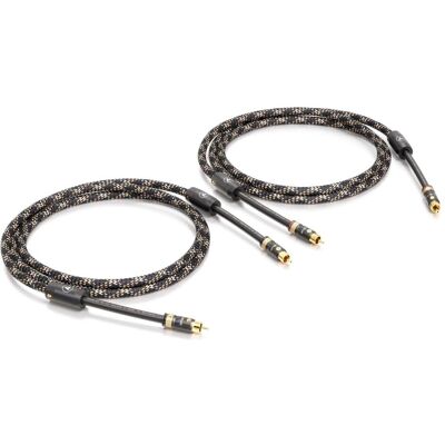 ViaBlue NF-S1 Quattro Silver RCA - T6S (0.50 m, Cinch Kabel), Audiokabel ViaBlue NF-S1 Quattro Silver RCA - T6S (0.50 m, Cinch Kabel), Audiokabel