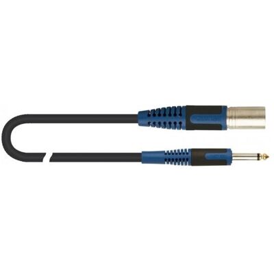 Quik Lok RKSM/310-5 Cannon XRL Stecker / TS-Klinkenstecker Mono 6,3, 5 m, Audiokabel Quik Lok RKSM/310-5 Cannon XRL Stecker / TS-Klinkenstecker Mono 6,3, 5 m, Audiokabel