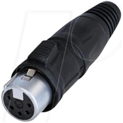 Rean RCX5F-Z-000-1 5-poliger XLR-Rechteckstecker Rean RCX5F-Z-000-1 5-poliger XLR-Rechteckstecker