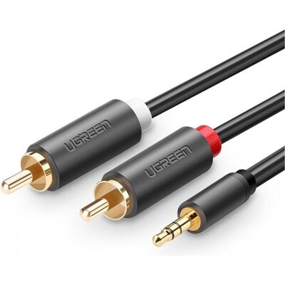Ugreen 3.5 mm Klinke – Cinch Stereo (x2) (1 m, AUX Kabel, Cinch Kabel), Audiokabel Ugreen 3.5 mm Klinke – Cinch Stereo (x2) (1 m, AUX Kabel, Cinch Kabel), Audiokabel