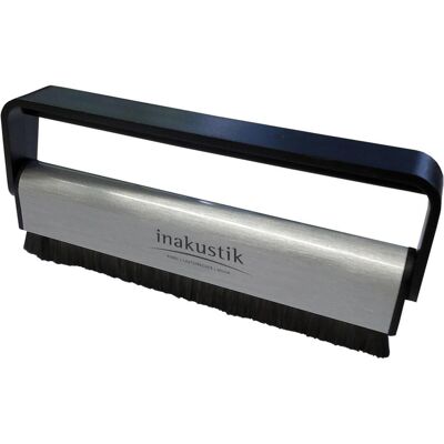 Inakustik Premium Kohlefaser Bürste (Plattenspieler Reinigung), Plattenspieler Zubehör, Schwarz, Silber, Blau Inakustik Premium Kohlefaser Bürste (Plattenspieler Reinigung), Plattenspieler Zubehör, Schwarz, Silber, Blau