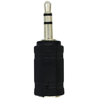 LogiLink Stereo Headset Adapter, 3,5mm Stecker auf 2,5 mm Buchse, schwarz, (CA1102) (CA1102), Audio Adapter, Schwarz LogiLink Stereo Headset Adapter, 3,5mm Stecker auf 2,5 mm Buchse, schwarz, (CA1102) (CA1102), Audio Adapter, Schwarz