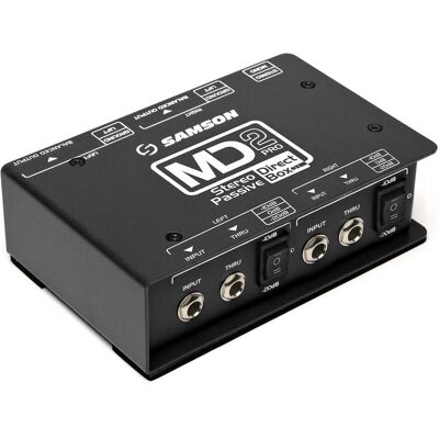 Samson - MD2PRO - 2-Kanal - Schwarz - DI-Box Samson - MD2PRO - 2-Kanal - Schwarz - DI-Box