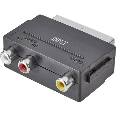 SpeaKa Professional SCART-Adapter (Winkeladapter), Audio Adapter, Schwarz SpeaKa Professional SCART-Adapter (Winkeladapter), Audio Adapter, Schwarz