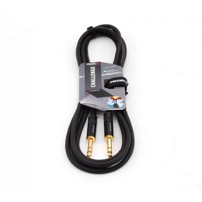 Proel 6,3 mm Stereo-Stecker-Kabel, 10 m, schwarz (10 m), Audiokabel Proel 6,3 mm Stereo-Stecker-Kabel, 10 m, schwarz (10 m), Audiokabel