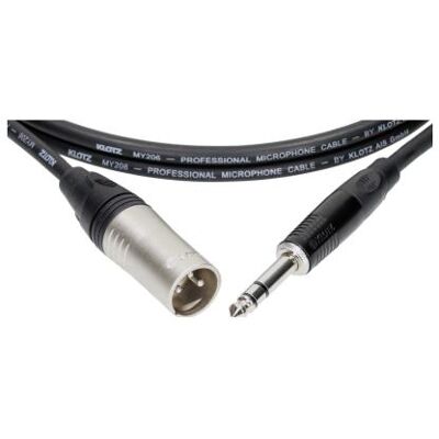 Klotz Kabel 10 M - XLR Male / Jack Stereo Klotz Kabel 10 M - XLR Male / Jack Stereo