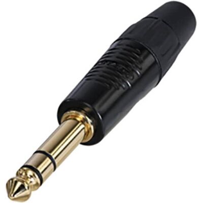 Rean RP3C-B 6,35mm Stereo-Klinkenstecker - Audio Jack Plug Rean RP3C-B 6,35mm Stereo-Klinkenstecker - Audio Jack Plug