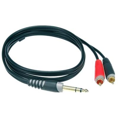 Klotz Klotz AY3-0300 3m Audiokabel - Vergoldete Anschlüsse Klotz Klotz AY3-0300 3m Audiokabel - Vergoldete Anschlüsse