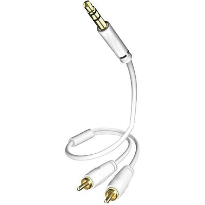 Inakustik STAR Stereo-Klinke - 2x RCA (0.50 m, AUX Kabel, Cinch Kabel), Audiokabel Inakustik STAR Stereo-Klinke - 2x RCA (0.50 m, AUX Kabel, Cinch Kabel), Audiokabel