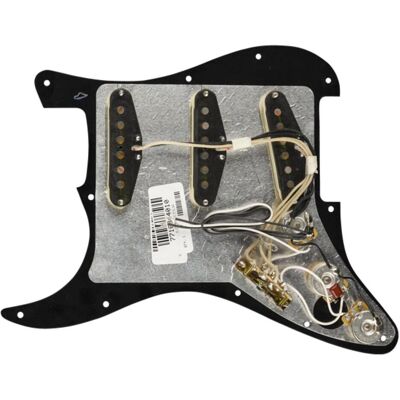Fender Prewired PG Strat 57/62 black (Instrumenten Tonabnehmer), Zubehör Instrumente, Schwarz Fender Prewired PG Strat 57/62 black (Instrumenten Tonabnehmer), Zubehör Instrumente, Schwarz