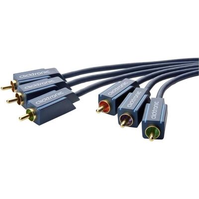ClickTronic 15m YUV Komponentenkabel (3x Cinch-Stecker -> 3x Cinch-Stecker) (15 m, Cinch Kabel), Audiokabel ClickTronic 15m YUV Komponentenkabel (3x Cinch-Stecker -> 3x Cinch-Stecker) (15 m, Cinch Kabel), Audiokabel