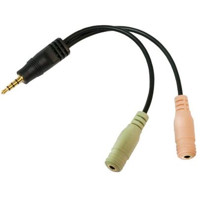 LogiLink Audio-Adapter (0.15 m), Audiokabel LogiLink Audio-Adapter (0.15 m), Audiokabel