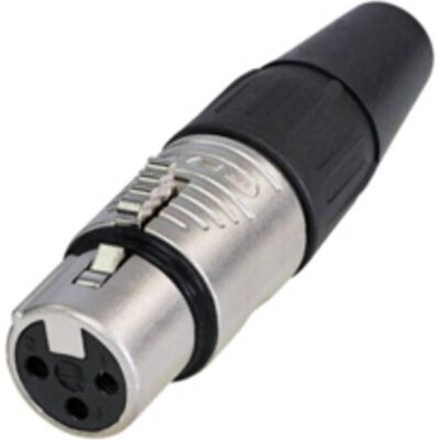 Rean RC3F-BAG 3-poliger XLR-Stecker - Gerade, Goldkontakte Rean RC3F-BAG 3-poliger XLR-Stecker - Gerade, Goldkontakte