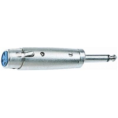 Quik Lok F/146-K XLR Buchse/Klinke TS Mono 6.3 Adapter (Klinkenadapter), Audio Adapter Quik Lok F/146-K XLR Buchse/Klinke TS Mono 6.3 Adapter (Klinkenadapter), Audio Adapter