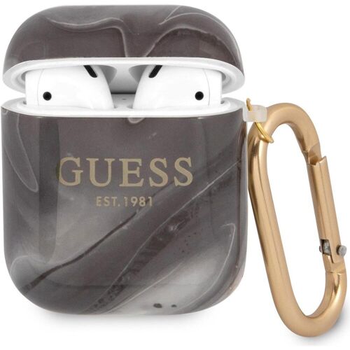 Guess Case (Kopfhörer Hülle), Kopfhörertasche + Schutzhülle, Schwarz