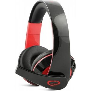 Esperanza EGH300R (Kabelgebunden), Gaming Headset, Schwarz, Rot Esperanza EGH300R (Kabelgebunden), Gaming Headset, Schwarz, Rot