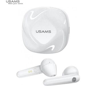 Usams Słuchawki Bluetooth 5.0 TWS SD series bezprzewodowe biały/white BHUSD01 (ANC, 4 h, Kabellos), Kopfhörer, Weiss Usams Słuchawki Bluetooth 5.0 TWS SD series bezprzewodowe biały/white BHUSD01 (ANC, 4 h, Kabellos), Kopfhörer, Weiss