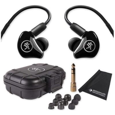 Mackie In-Ear Kopfhörer MP-220 mit Tuch (NC, Kabelgebunden), Kopfhörer, Schwarz Mackie In-Ear Kopfhörer MP-220 mit Tuch (NC, Kabelgebunden), Kopfhörer, Schwarz