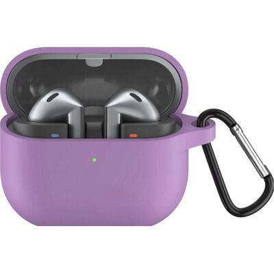 Screenguard Samsung Galaxy Buds3 Liquid Silicone Case Hülle mit Karabiner (Kopfhörer Hülle), Kopfhörertasche + Schutzhülle, Violett Screenguard Samsung Galaxy Buds3 Liquid Silicone Case Hülle mit Karabiner (Kopfhörer Hülle), Kopfhörertasche + Schutzhülle, Violett