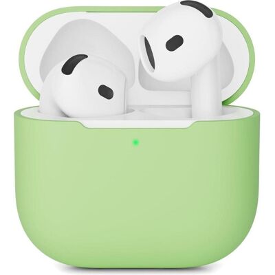 Screenguard Apple AirPods 4 (2024) Hülle (Ladecase Hülle), Kopfhörertasche + Schutzhülle, Grün Screenguard Apple AirPods 4 (2024) Hülle (Ladecase Hülle), Kopfhörertasche + Schutzhülle, Grün