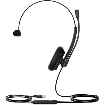 Yealink Uh34 Lite Headset Wired (Kabelgebunden, USB-A, Microsoft Teams), Office Headset, Schwarz Yealink Uh34 Lite Headset Wired (Kabelgebunden, USB-A, Microsoft Teams), Office Headset, Schwarz