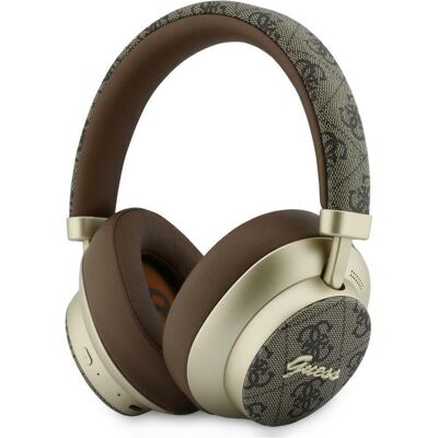 Guess Headphones nauszne Bluetooth ENC 4G Gold Script Metal brown (ANC, 32 h, Kabellos), Kopfhörer, Braun Guess Headphones nauszne Bluetooth ENC 4G Gold Script Metal brown (ANC, 32 h, Kabellos), Kopfhörer, Braun