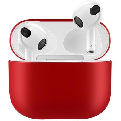 Screenguard Apple AirPods (2021) Liquid Silicone Case Hülle (Kopfhörer Hülle), Kopfhörertasche + Schutzhülle, Rot Screenguard Apple AirPods (2021) Liquid Silicone Case Hülle (Kopfhörer Hülle), Kopfhörertasche + Schutzhülle, Rot
