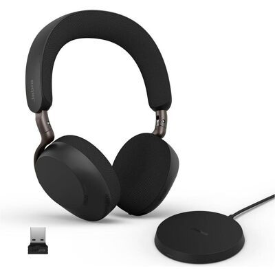 Jabra Evolve3 75 UC + Ladestation (Kabellos, USB-A, Unify), Office Headset, Schwarz Jabra Evolve3 75 UC + Ladestation (Kabellos, USB-A, Unify), Office Headset, Schwarz