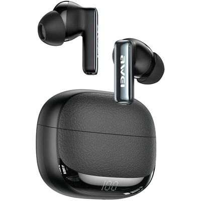 AWEI Słuchawki bezprzewodowe TA19 ANC Bluetooth 6.0 TWS + stacja dokująca czarny (ANC, 20 h, Kabellos), Kopfhörer, Schwarz AWEI Słuchawki bezprzewodowe TA19 ANC Bluetooth 6.0 TWS + stacja dokująca czarny (ANC, 20 h, Kabellos), Kopfhörer, Schwarz