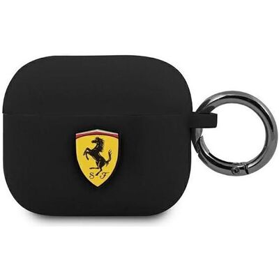 Acer Ferrari FEA3SILBK AirPods 3 cover czarny/black Silicone (Kopfhörer Hülle), Kopfhörertasche + Schutzhülle, Schwarz Acer Ferrari FEA3SILBK AirPods 3 cover czarny/black Silicone (Kopfhörer Hülle), Kopfhörertasche + Schutzhülle, Schwarz