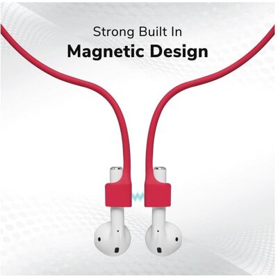 Screenguard Apple AirPods magnetic Anti-Lost Silicone Strap (Apple AirPods, Apple AirPods (2nd Gen.), Apple AirPods (3rd Gen.), Apple AirPods 4, Apple AirPods Pro (1st Gen.), Apple AirPods Pro (2nd Gen.)), Kopfhörer Ersatzteile, Rot Screenguard Apple AirPods magnetic Anti-Lost Silicone Strap (Apple AirPods, Apple AirPods (2nd Gen.), Apple AirPods (3rd Gen.), Apple AirPods 4, Apple AirPods Pro (1st Gen.), Apple AirPods Pro (2nd Gen.)), Kopfhörer Ersatzteile, Rot