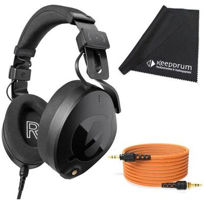 RØDE NTH-100 Kopfhörer mit 2.4m Kabel Orange mit Tuch (NC, Kabelgebunden), Kopfhörer, Orange RØDE NTH-100 Kopfhörer mit 2.4m Kabel Orange mit Tuch (NC, Kabelgebunden), Kopfhörer, Orange