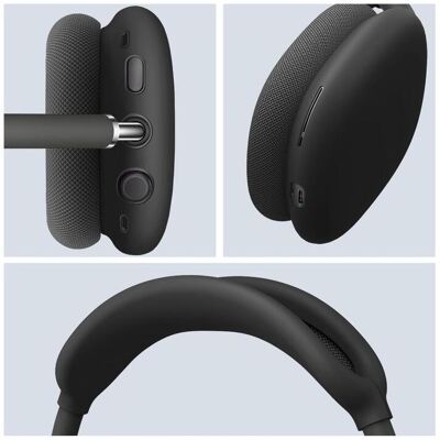 Screenguard Liquid Silicone Case 3-in-1 Set (Apple AirPods Max), Kopfhörer Ersatzteile, Schwarz Screenguard Liquid Silicone Case 3-in-1 Set (Apple AirPods Max), Kopfhörer Ersatzteile, Schwarz