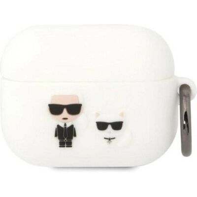 Karl Lagerfeld Silikonhülle für AirPods Pro - Weiß Karl Lagerfeld Silikonhülle für AirPods Pro - Weiß