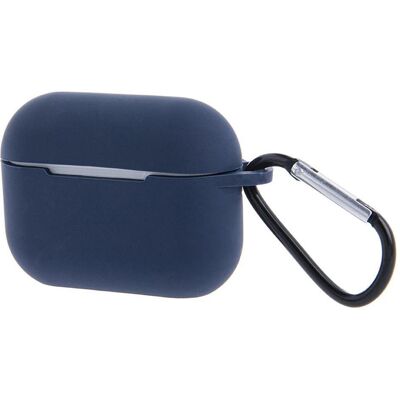 OEM Tasche für Airpods Pro 2 dunkelblau mit Anhänger (Kopfhörer Hülle), Kopfhörertasche + Schutzhülle, Blau OEM Tasche für Airpods Pro 2 dunkelblau mit Anhänger (Kopfhörer Hülle), Kopfhörertasche + Schutzhülle, Blau