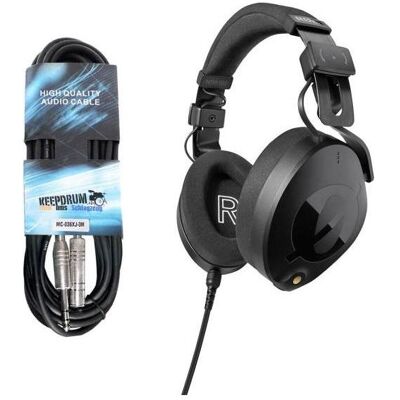 RØDE NTH-100 Studio-Kopfhörer mit Verlängerung 3m (NC, Kabelgebunden), Kopfhörer, Schwarz RØDE NTH-100 Studio-Kopfhörer mit Verlängerung 3m (NC, Kabelgebunden), Kopfhörer, Schwarz