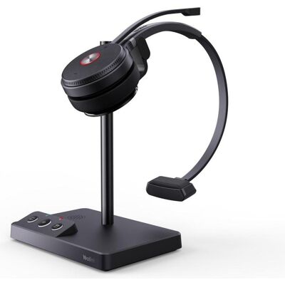 Yealink Wh62 Dect Wireless Headset (Kabellos), Office Headset, Schwarz Yealink Wh62 Dect Wireless Headset (Kabellos), Office Headset, Schwarz